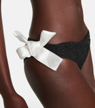 Giambattista Valli - One-shoulder bow bikini bottoms