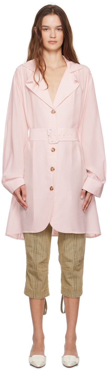 Caro Editions Pink Bonsai Minidress