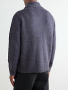 Hartford - Alpaca, Yak, and Wool-Blend Cardigan - Blue