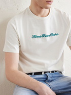 Aimé Leon Dore - Logo-Print Cotton-Jersey T-Shirt - Neutrals