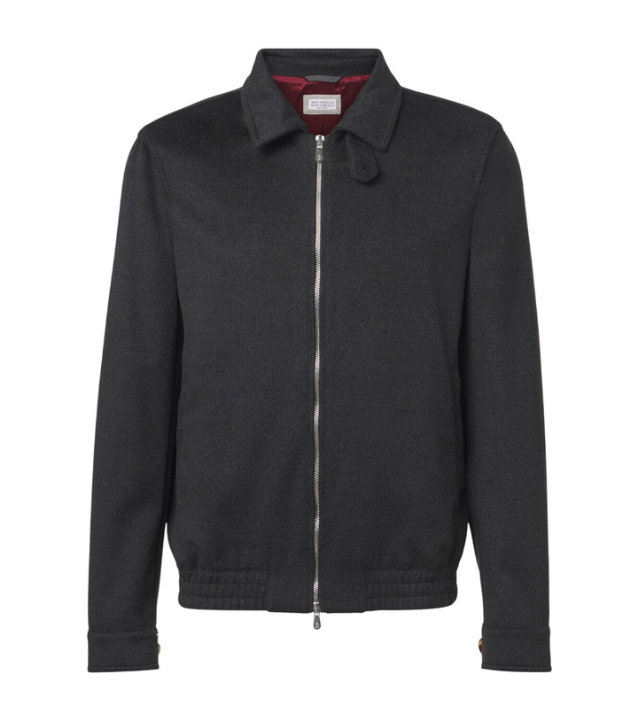 Photo: Brunello Cucinelli Virgin wool blouson jacket