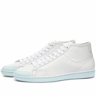 Saint Laurent Men's SL-39 Mid Top Sneakers in White/Blue