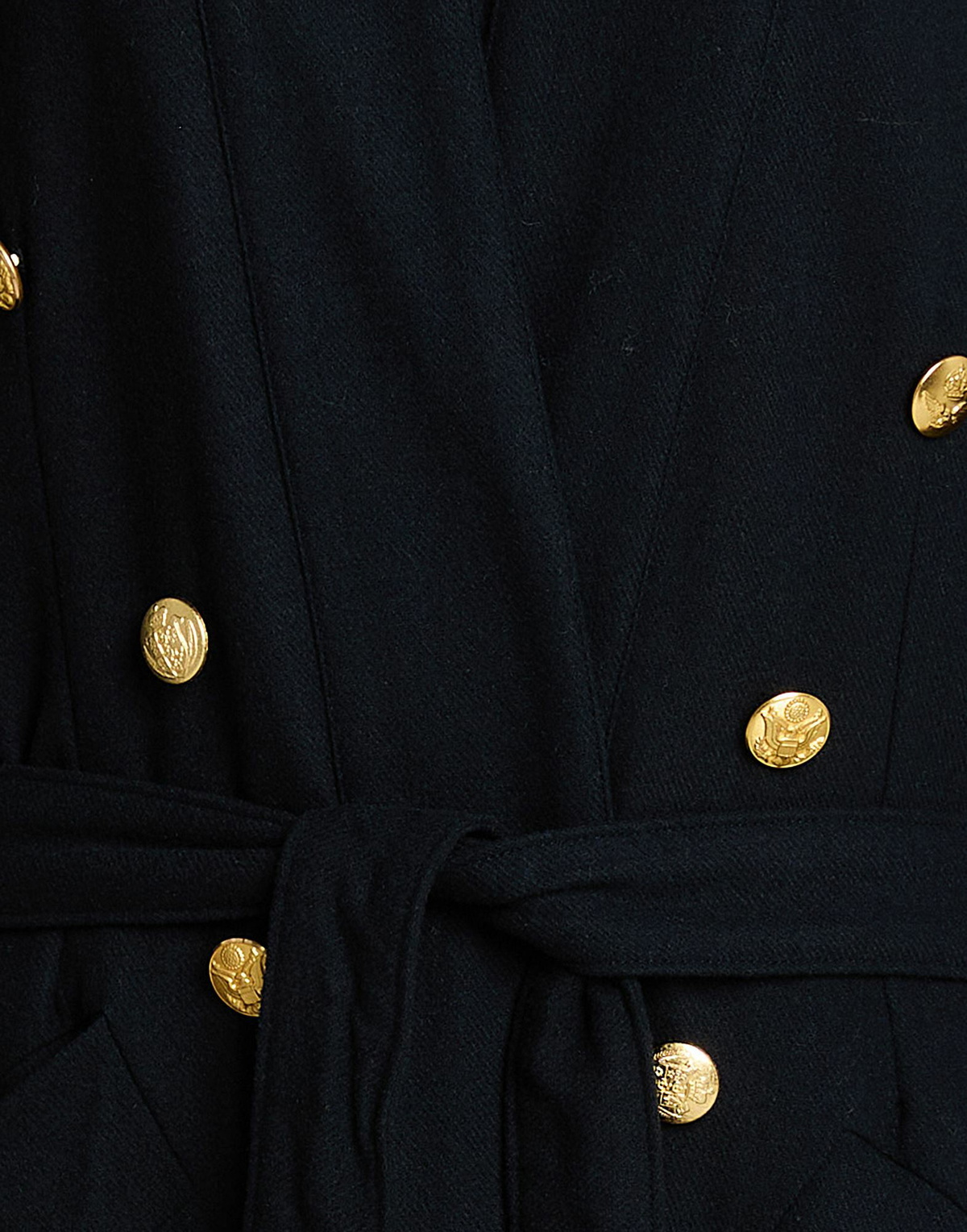 Greg Lauren Womens Coat Midnight in Blue