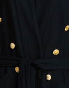 Greg Lauren Womens Coat Midnight in Blue