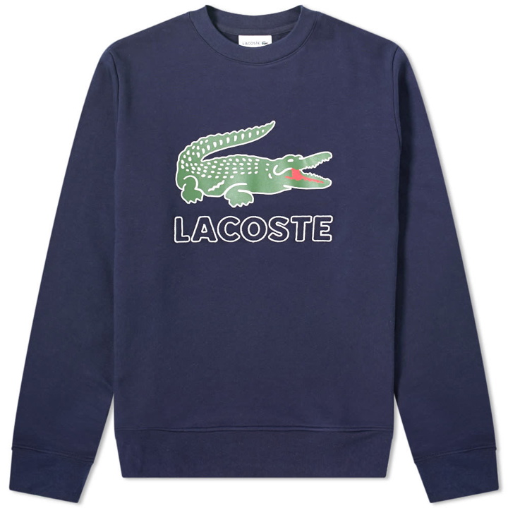 Photo: Lacoste Big Croc Logo Sweat