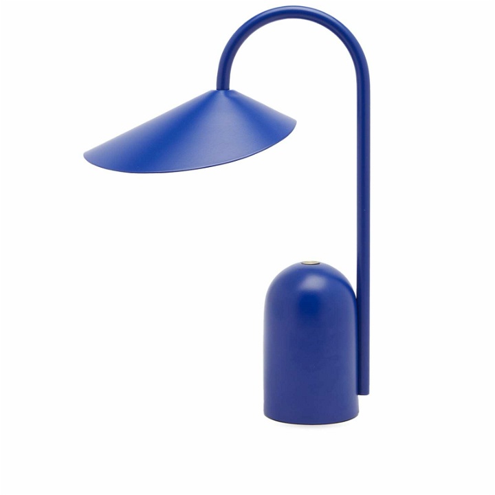 Photo: ferm LIVING Arum Portable Lamp in Bright Blue 