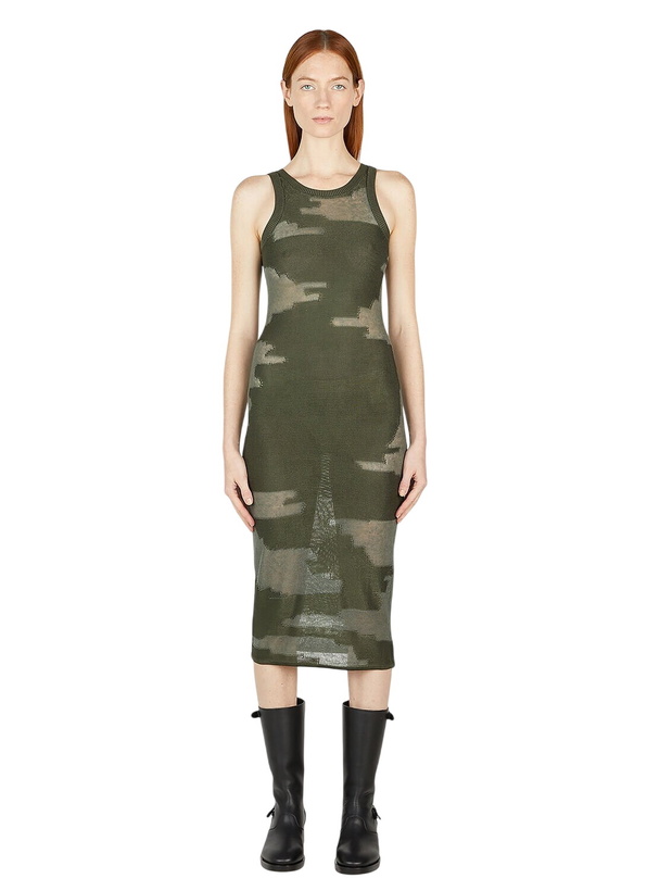 Photo: Durazzi Milano Knitted Intarsia Midi Dress