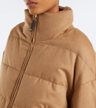 Max Mara Reversible camel hair down jacket
