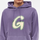 Gramicci Men's Fuzzy G-Logo Popover Hoody in Purple Pigment