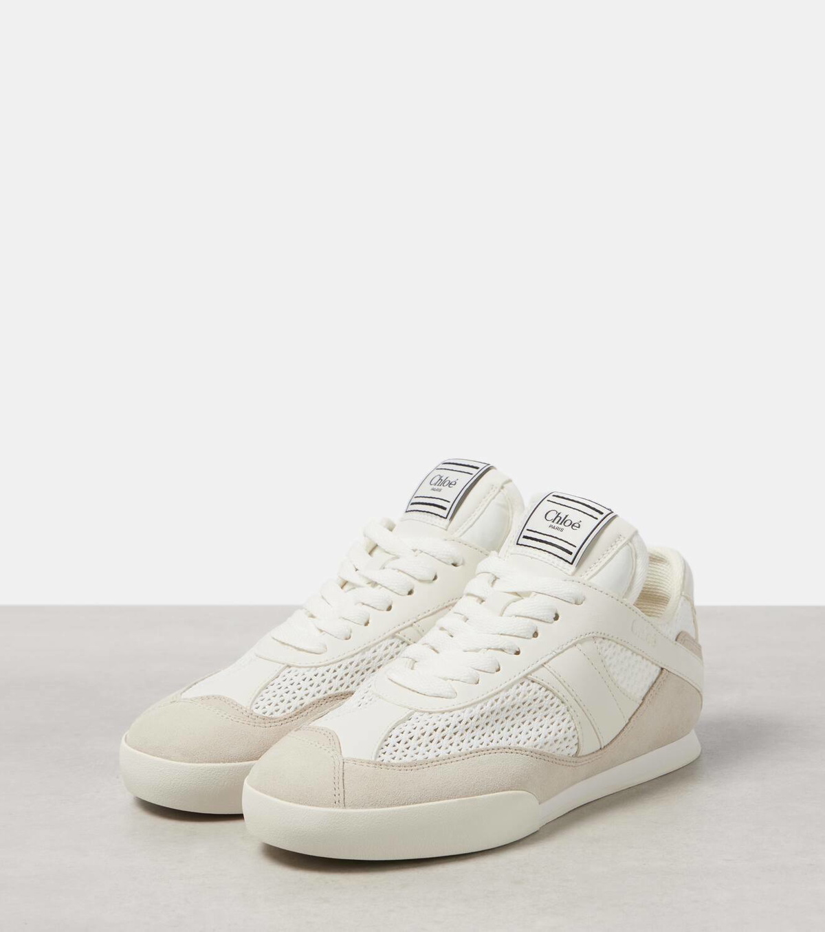 Chloé Chloé Kick leather low-top sneakers