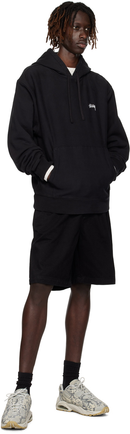 Stüssy Black Drawstring Shorts