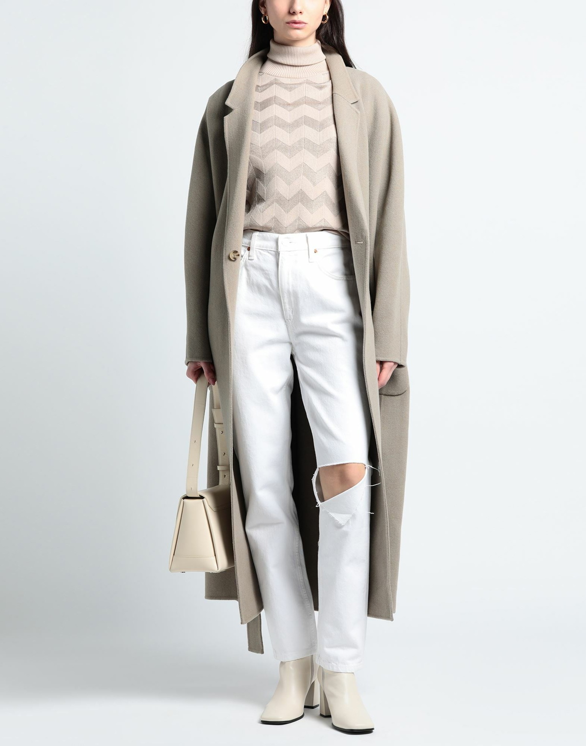 Re/done Womens Jeans in Off white