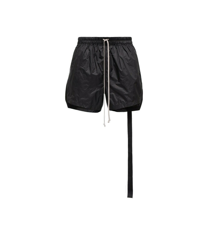 Photo: DRKSHDW by Rick Owens - Mid-rise track shorts