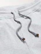Brunello Cucinelli - Tapered Cotton-Jersey Sweatpants - Gray