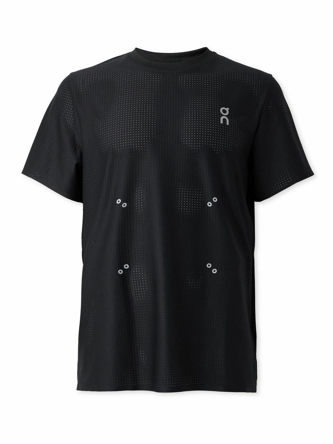 ON - Court-T Logo-Print Stretch Recycled-Jersey Tennis T