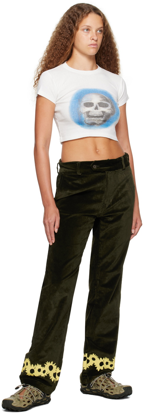 Saintwoods Green Flower Trousers