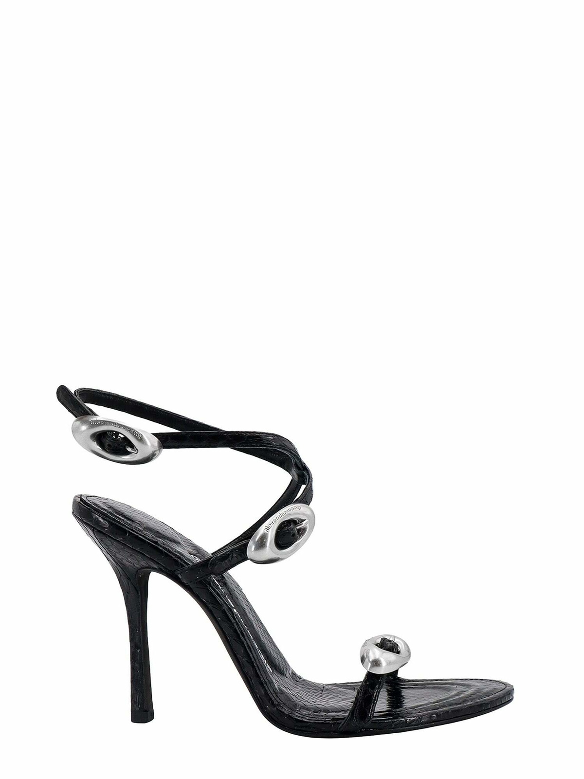 Alexander Wang Silver Nudie 105 Heeled Sandals Alexander Wang