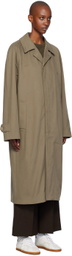Filippa K Taupe Cotton Gabardine Car Coat