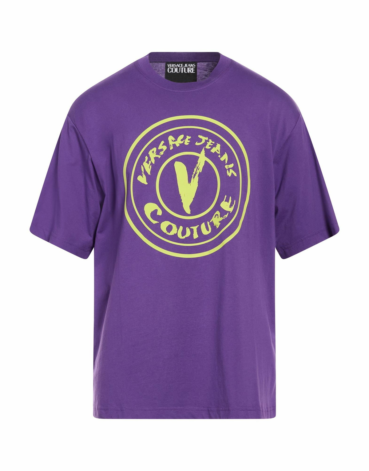 Versace Jeans Couture Mens T-shirt Plum