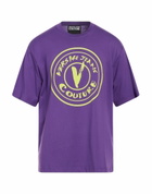 Versace Jeans Couture Mens T-shirt Plum