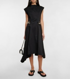JW Anderson - Embellished asymmetric midi dress