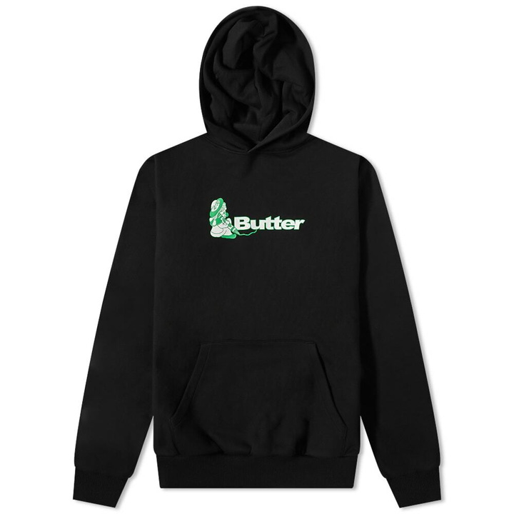 Photo: Butter Goods Men's Crayon Logo Hoody in Black