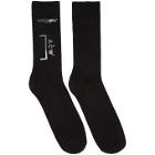 A-Cold-Wall* Black Multi Logo Socks