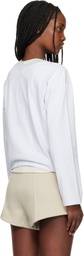 rag & bone White & Blue Kelly Boxy Striped Long-Sleeve T-shirt