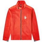 Moncler Grenoble Men's Tricolour Zip Fleece in Red