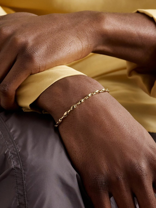 Photo: M.COHEN - Neo 18-Karat Gold Diamond Chain Bracelet - Gold