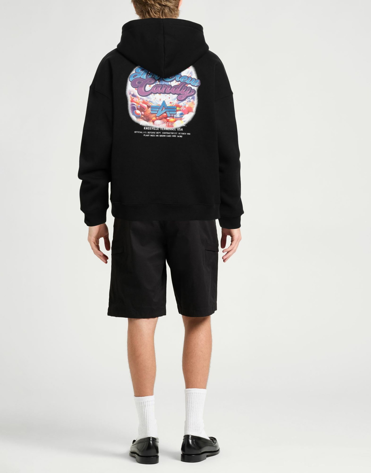 Alpha Industries Mens Sweatshirt in Black