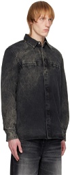 Givenchy Black 4G Denim Jacket