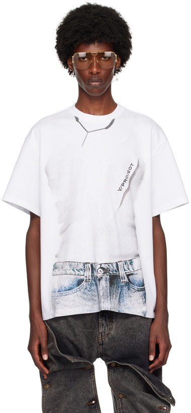 Photo: Y/Project White Trompe-L'œil T-Shirt