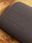 Dunhill - Embossed Leather Envelope Flask - Brown
