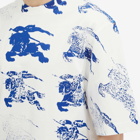 Burberry Men's All Over EKD Print T-Shirt in Rain
