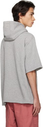 Engineered Garments Gray Short Sleeve Hoodie