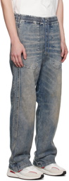 Diesel Blue D-Martians Track Jeans