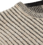 Rick Owens - Ribbed Virgin Wool-Blend Sweater - Gray