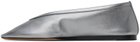 Le Monde Beryl Silver Luna Ballerina Flats