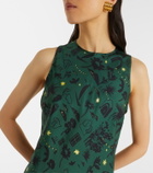 Asceno Valencia printed silk charmeuse maxi dress