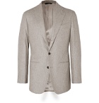 Saman Amel - Beige Unstructured Mélange Wool Suit Jacket - Neutrals