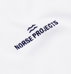 Norse Projects - Niels Logo-Embroidered Cotton-Jersey T-Shirt - White