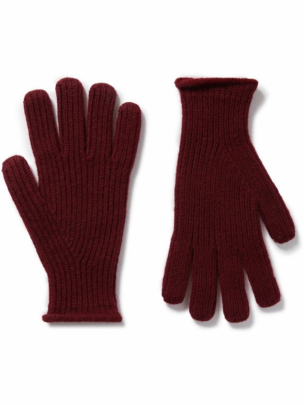 Photo: Mr P. - Ribbed Wool Gloves