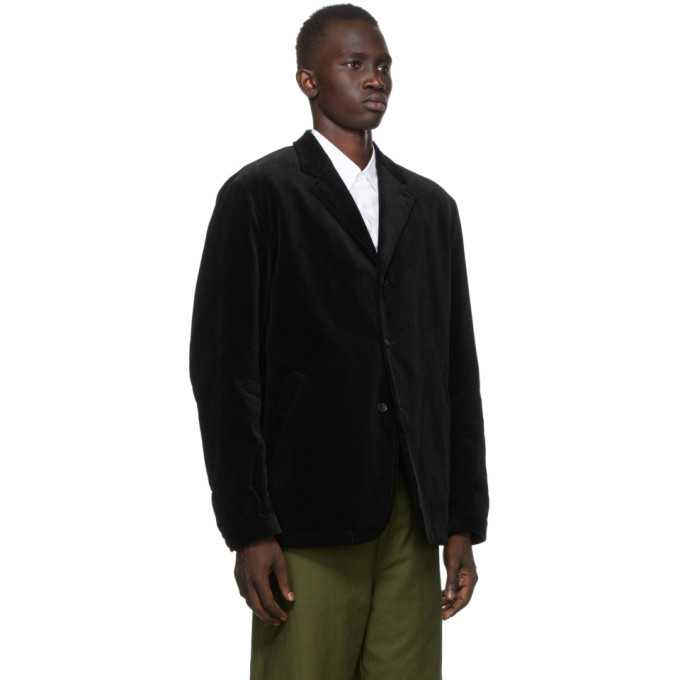 Comme des Garcons Homme Black Corduroy Jacket Comme des Garcons Homme