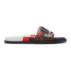 Fendi Multicolor Fendi Mania Slides