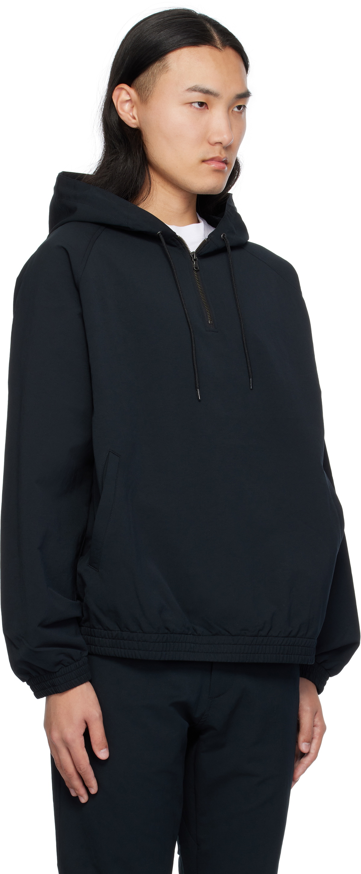 nanamica Black ALPHADRY Hoodie