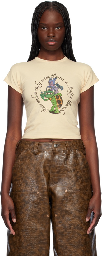 Photo: AMBUSH Beige Slow&Steady Baby T-shirt