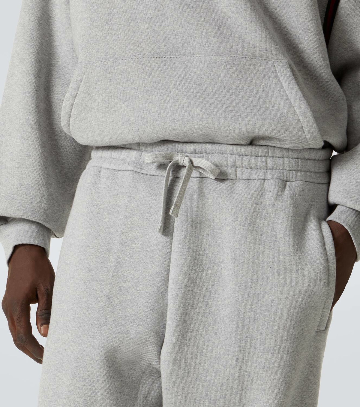 Gucci Web cotton jersey sweatpants