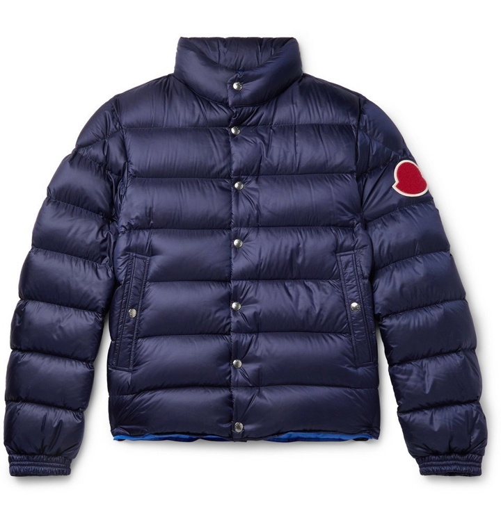 Photo: Moncler - Piriac Slim-Fit Quilted Shell Down Jacket - Navy