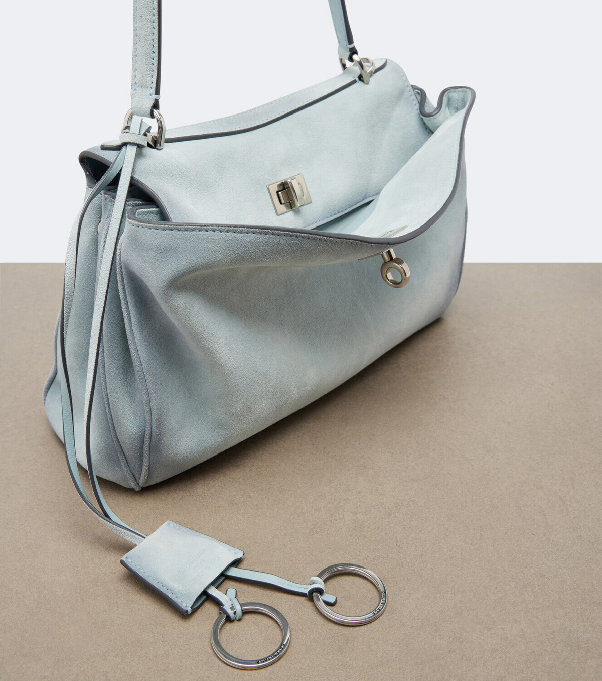 Balenciaga Rodeo Medium suede shoulder bag